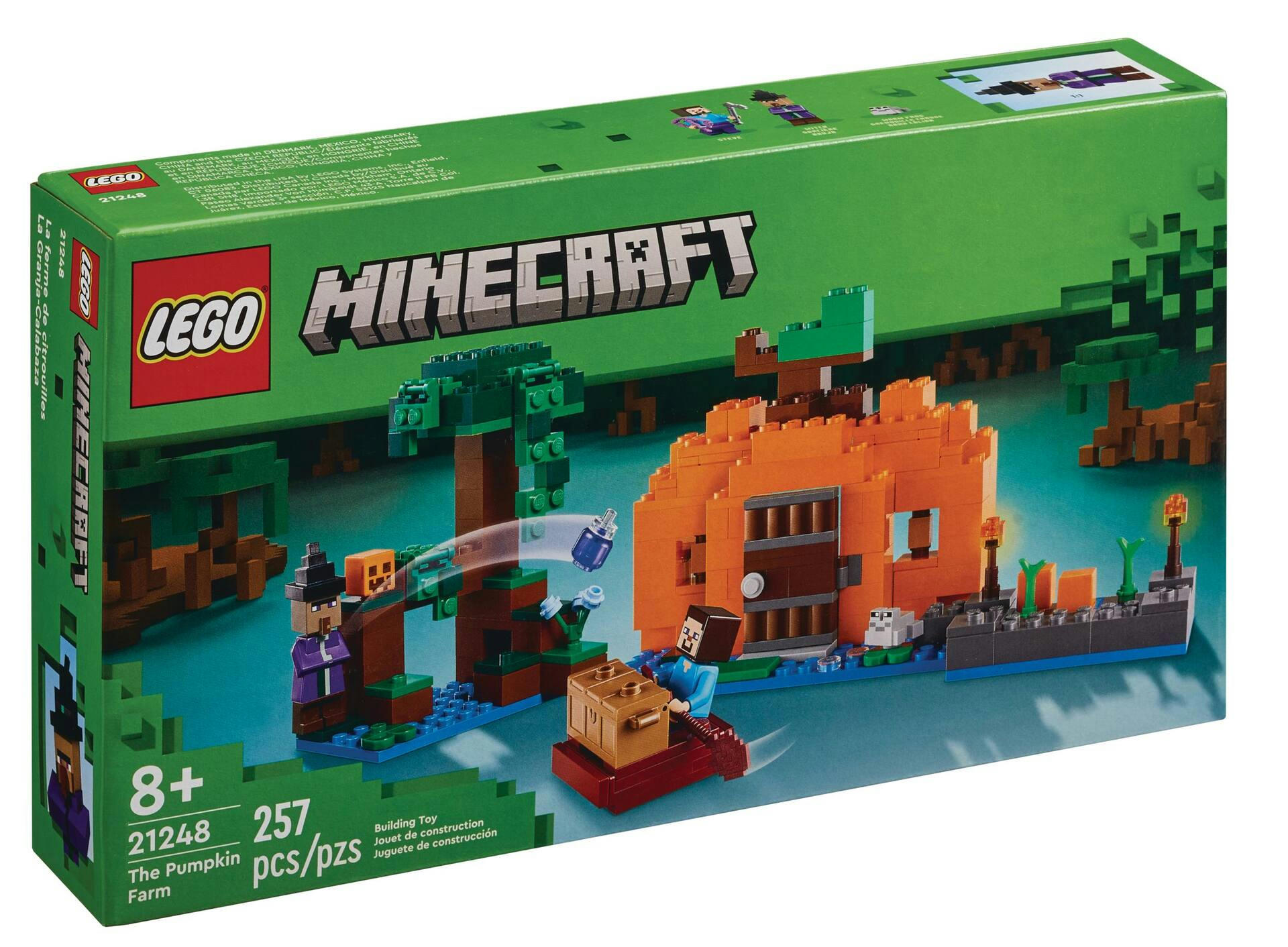 LEGO® Minecraft® The Pumpkin Farm Building Set, Ages 8+