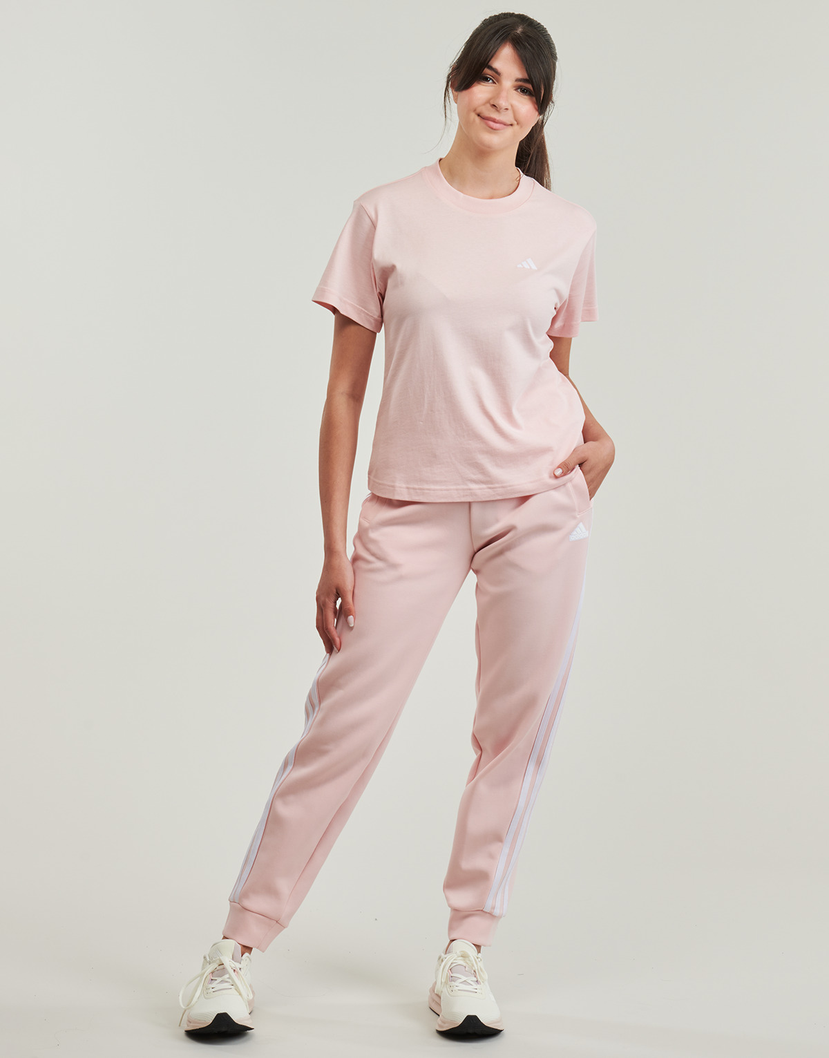 adidas - Future Icons 3-Stripes Regular Joggers - Pink