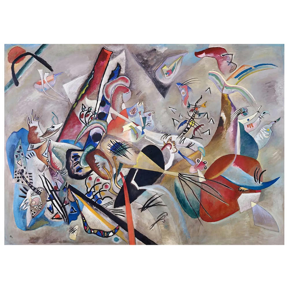 - Tableau - Dans le Gris - Wassily Kandinsky 60x80cm