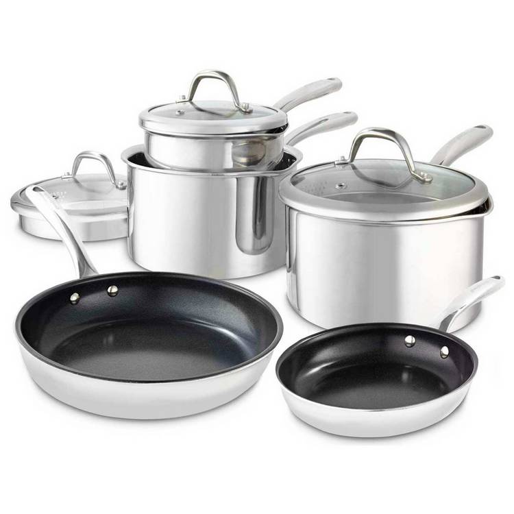 good FOOD Tri Ply 5 piece Pan Set