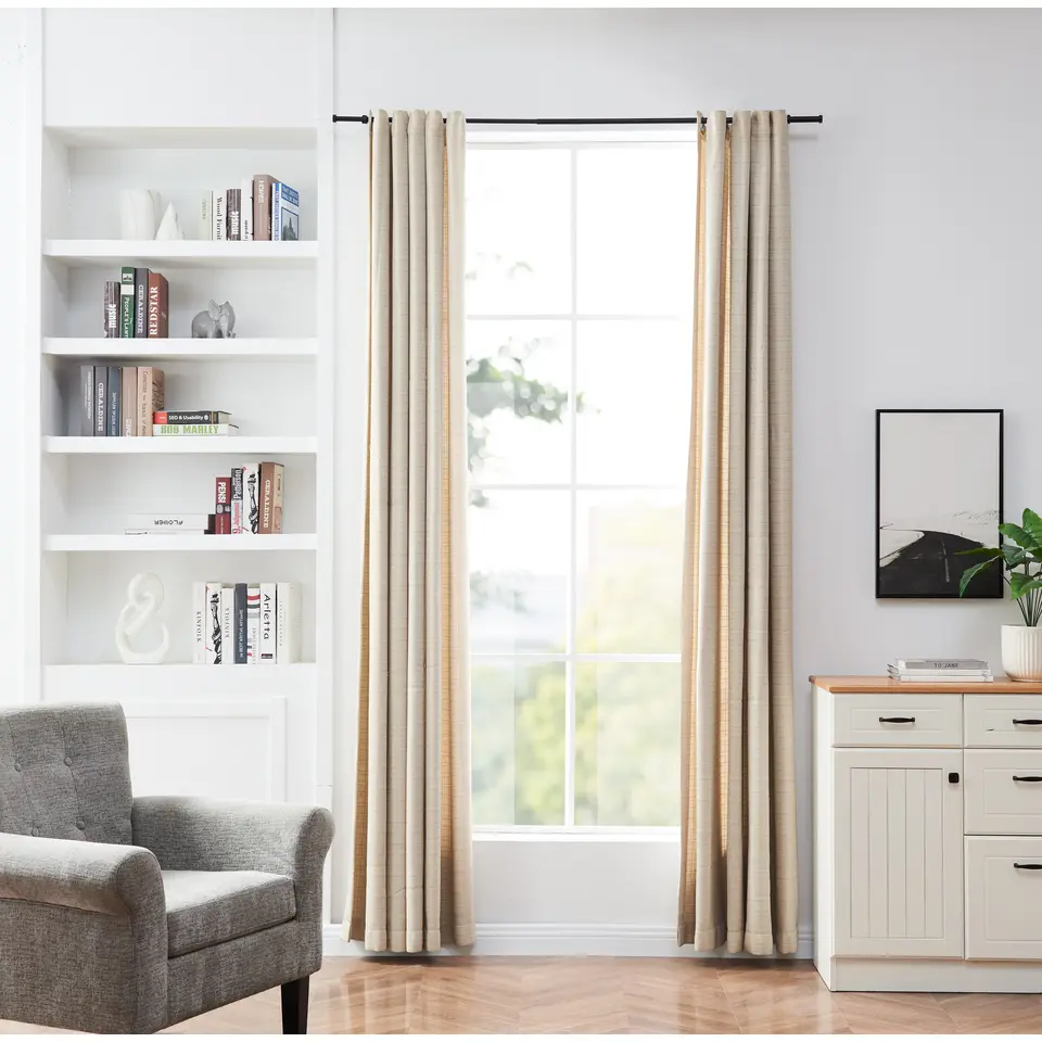 Uitschuifbare Gordijnroede - Aanpasbaar - Stang van 90-170 cm - Zwart