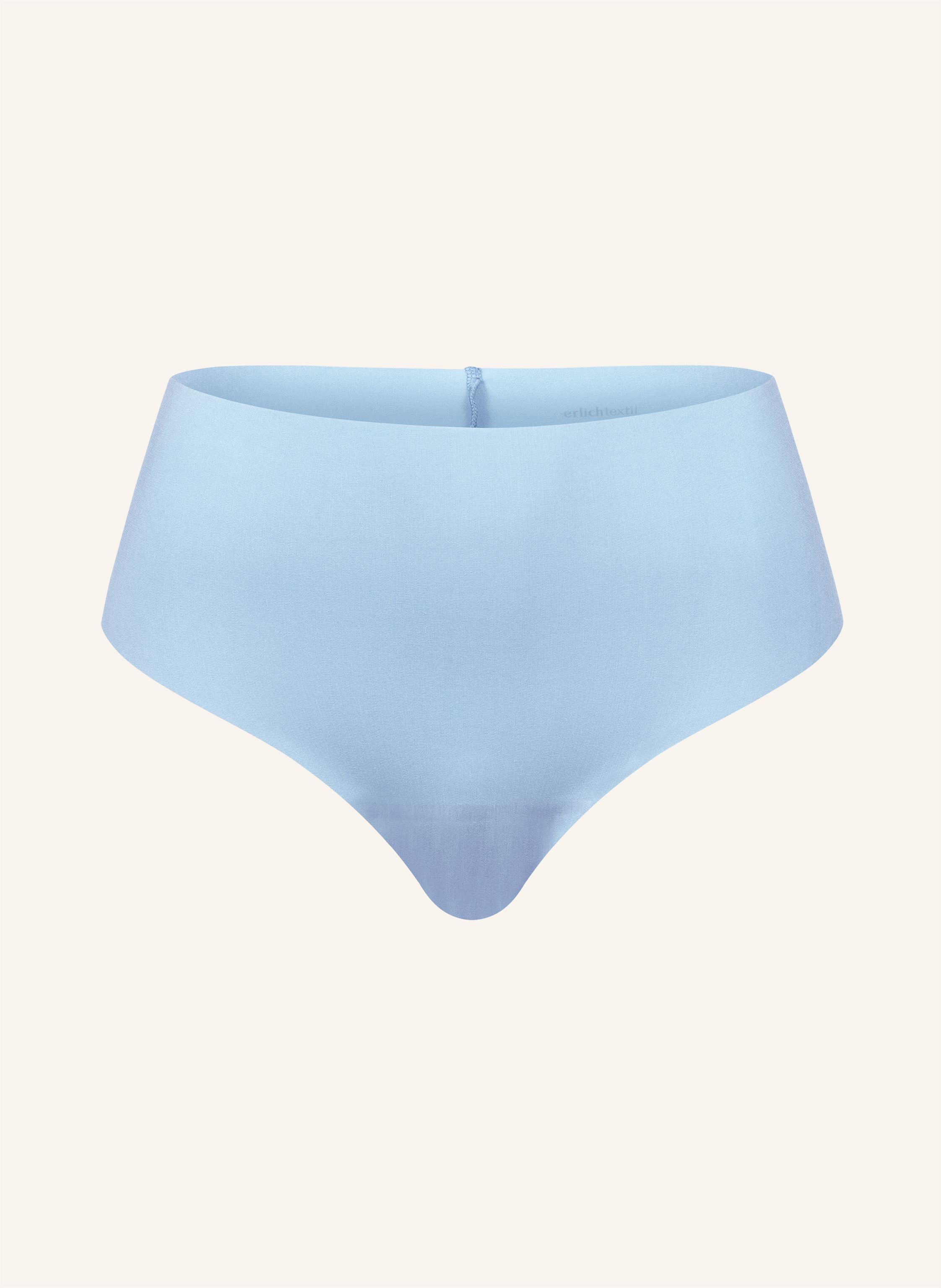 erlich textil 3er Pack Light Touch High Waist Brazil String aus weichem Modal - nahtlose Kanten