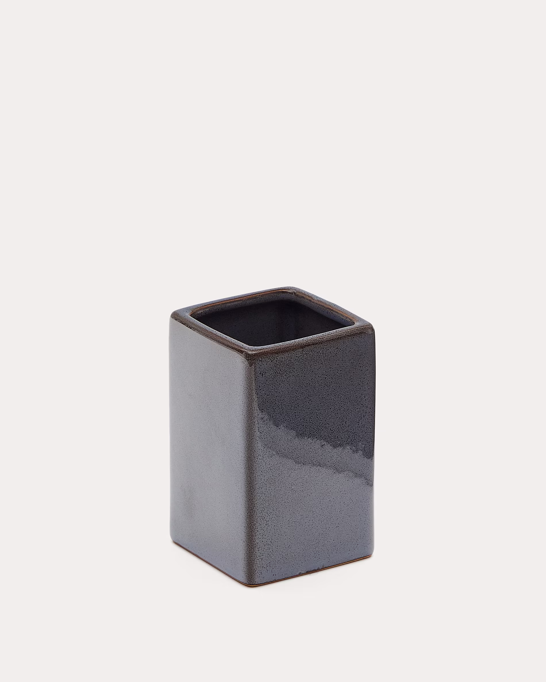 Portacepillos Silvet de gres gris