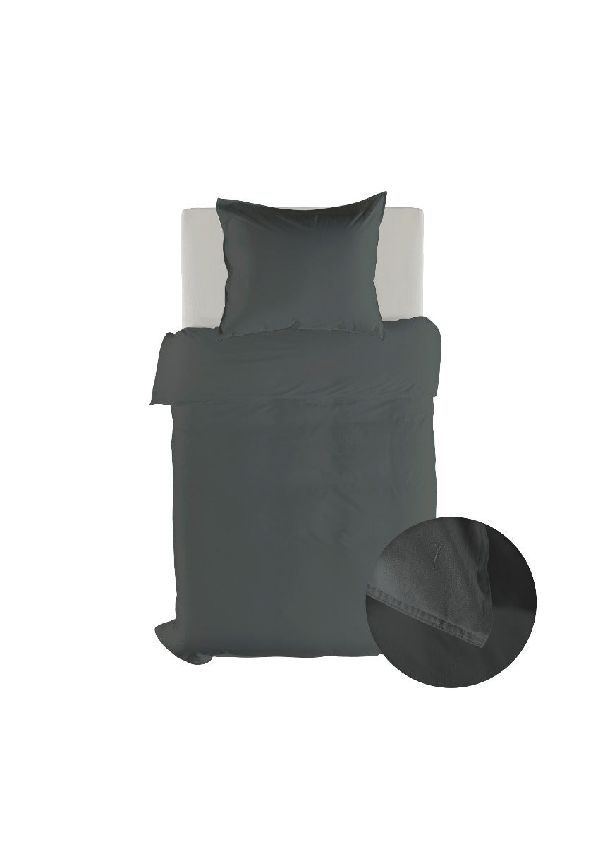 Yellow Dekbedovertrek Gewassen Katoen Suites Nairobi - beluga grey