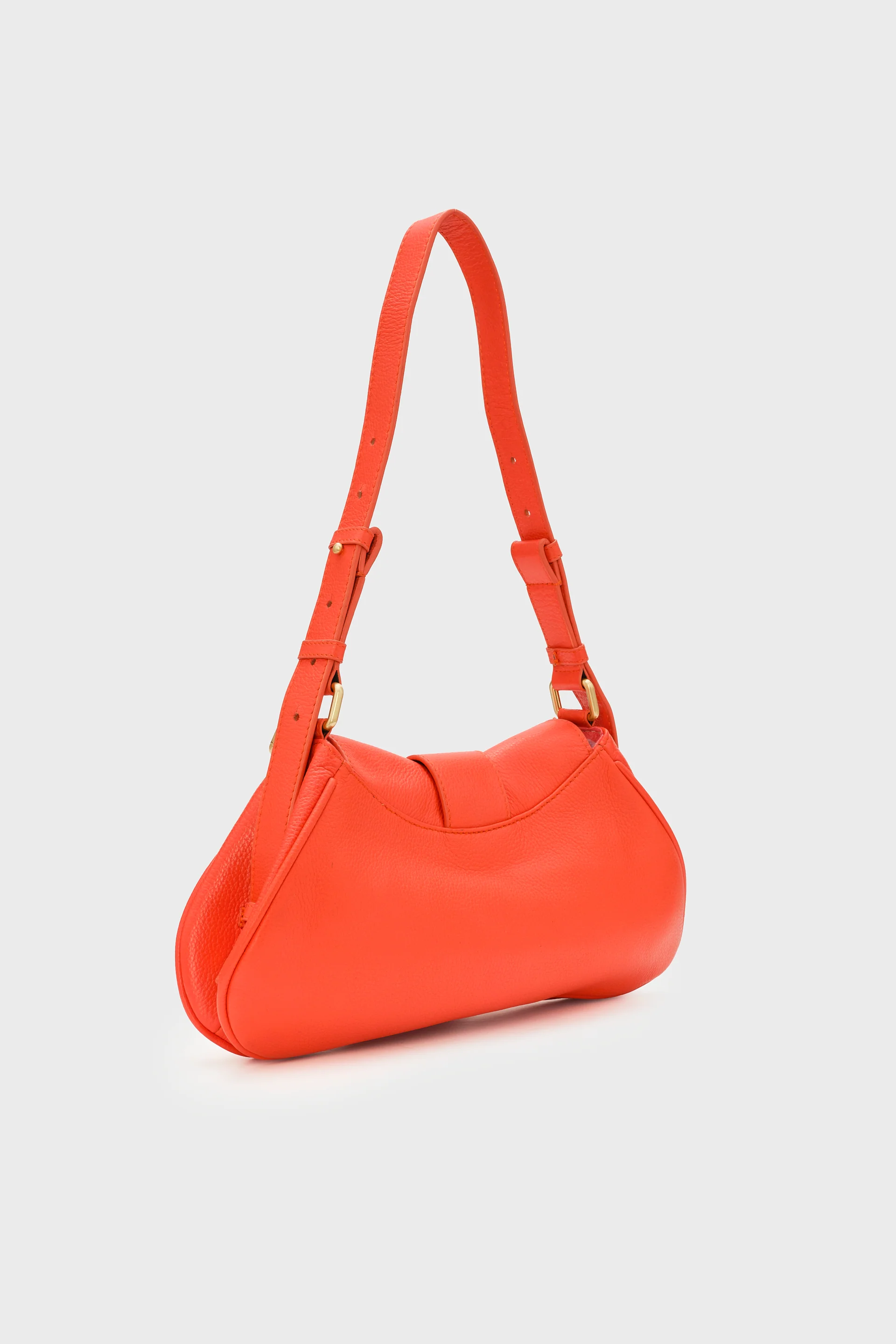 Chapot Bag Leather | Tangerine Tango