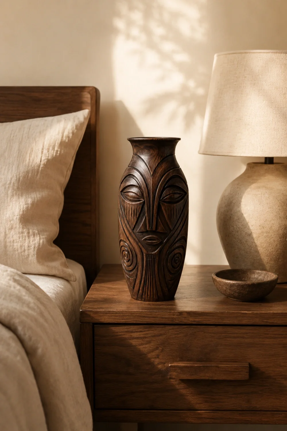 Vase Wood Sculpture #WG100