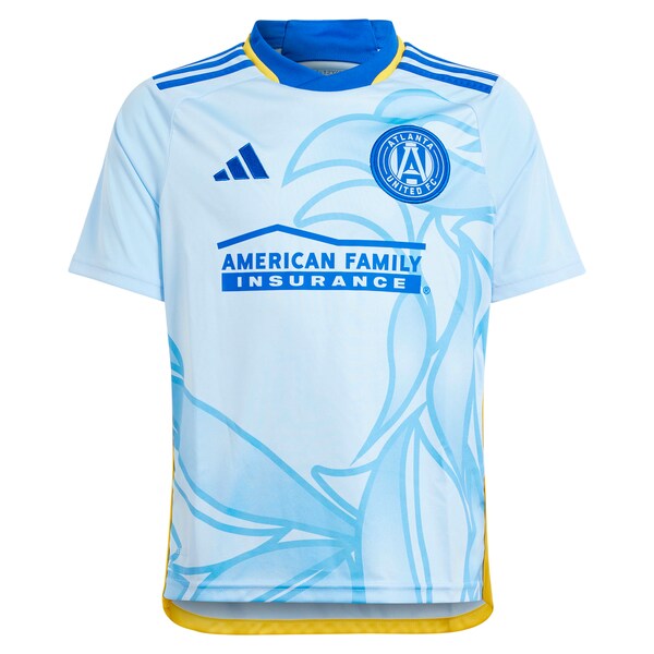 Atlanta United FC adidas Youth 2024 The Resurgens Kit Replica Custom Jersey - Light Blue