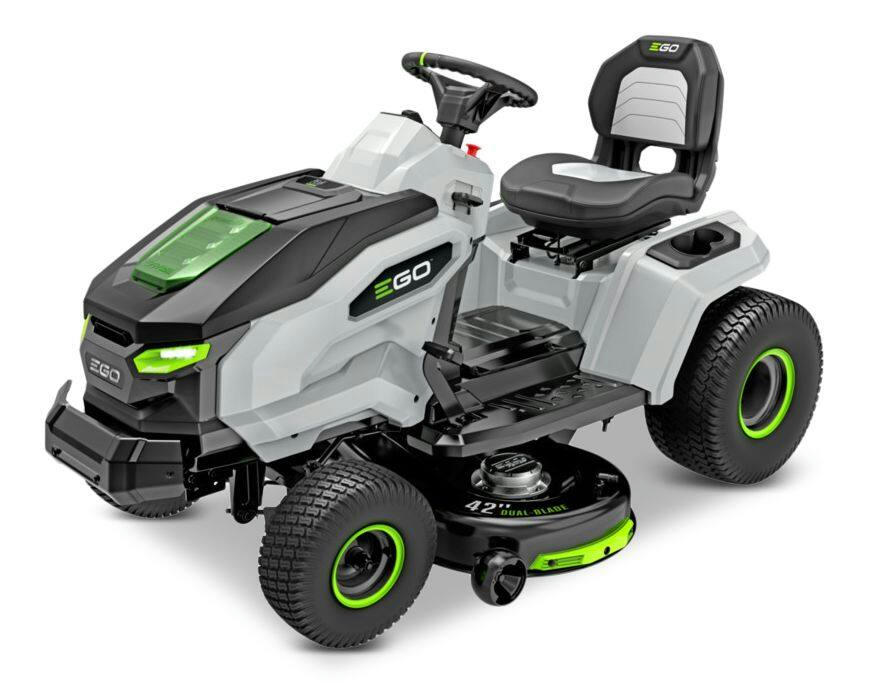 EGO POWER+ 56V 42-in T6 Lawn Tractor with (6) 6.0AH Batteries, (1) 700W Turbo Charger and (1) Charging Adapter