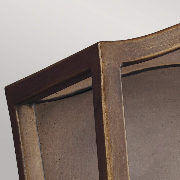 Kinkiet brązowy Yarmouth 2xE14x60W wym:24,8x20,3x11,1cm IP20 Feiss