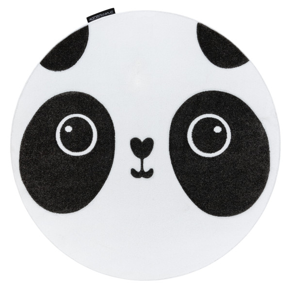 Dywan PETIT PANDA biały koło 120 cm