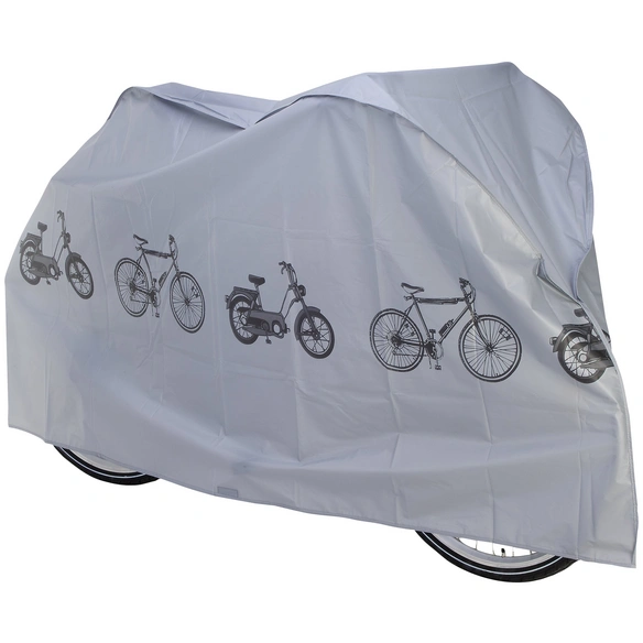 Fahrrad-Faltgarage, grau, Polyethylen-Vinylacetat (PEVA)