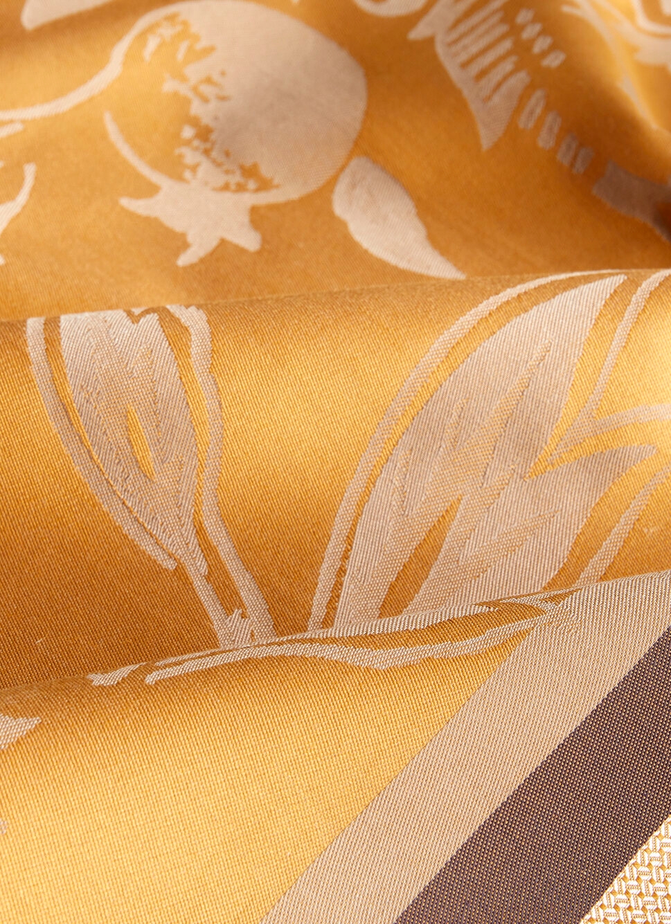NAPPE EN JACQUARD DE COTON INTZ MULTICOLORE/JAUNE