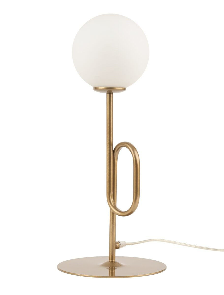 Lampa stołowa minimalistyczna złoto-biała Tes 1xG9x12WSigma Lighting