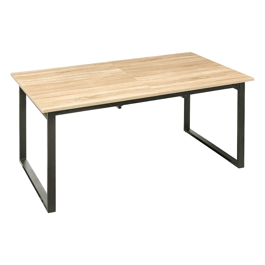 Mesa de jantar ALIAJ extensível em mdf e metal