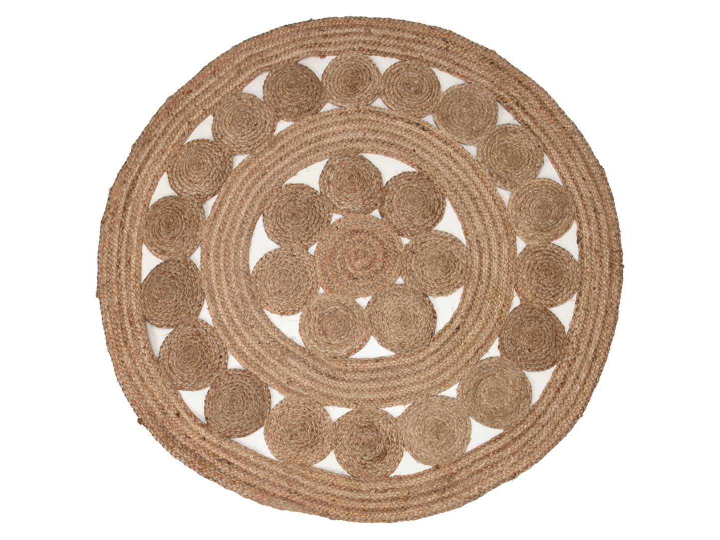 Dywan z juty Naturalny 120 cm beżowy