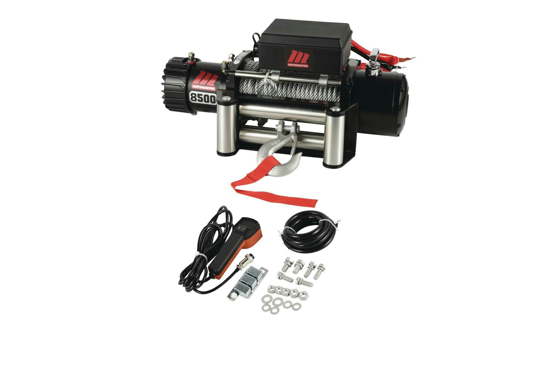 MotoMaster Steel Winch, 8500-lb