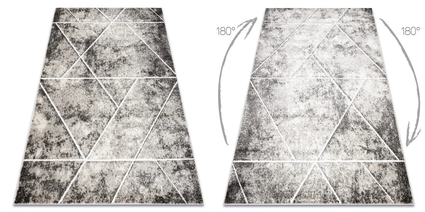 Dywan MATEO 8031/944 Nowoczesny, geometryczny, trójkąty - 80x150 cm