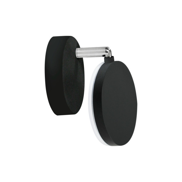 Spot reflektor okrągły czarny CAPRI LED 5W biały ciepły IP20 Polux