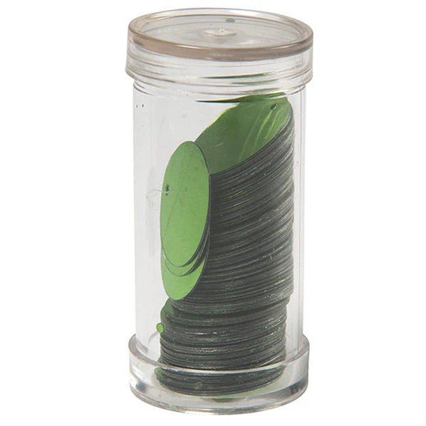 Sullivans Flat Sequins, Green- 20mm