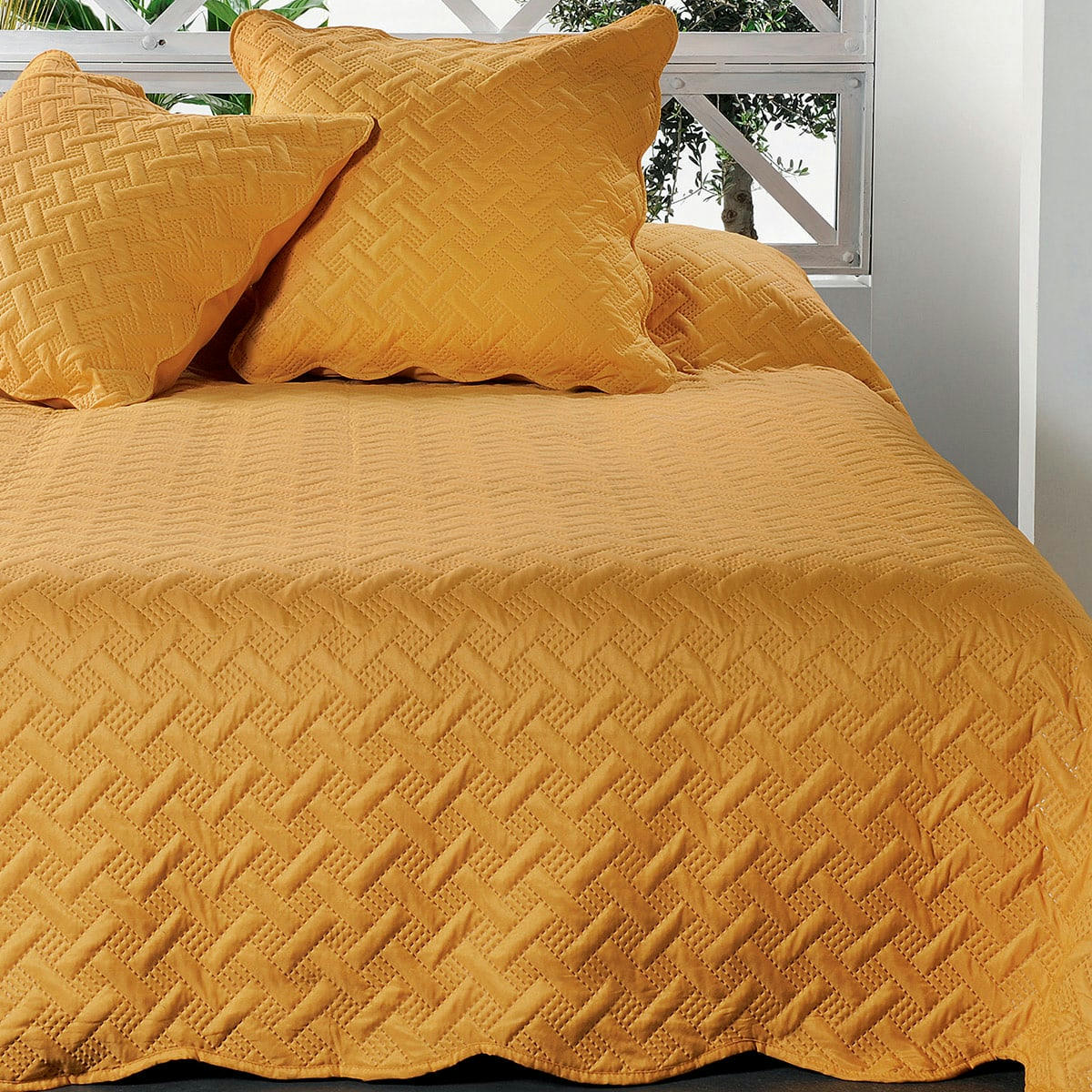 CALIFORNIE - Dessus De Lit en Polyester Soleil 180x240 cm