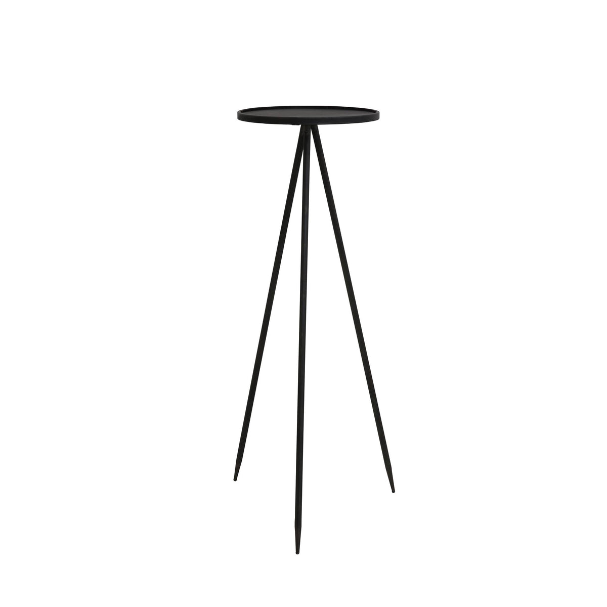 Light & Living bijzettafel ENVIRA - zwart - Ø39.5cm