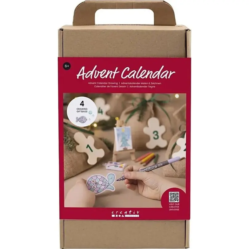 Bastelset 4er-Set Adventskalender