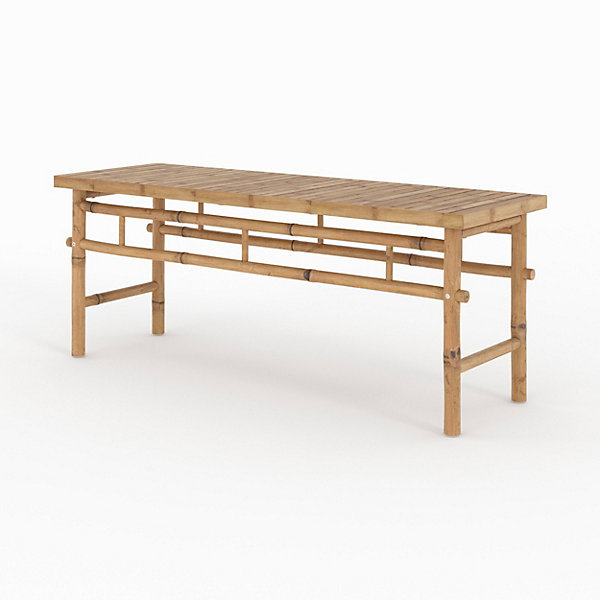 Banc de jardin 2 places en bambou - Vadella
