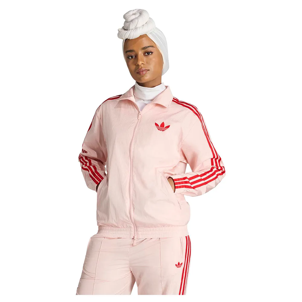 adidas Originals Firebird Loose Nylon full zip sweatshirt