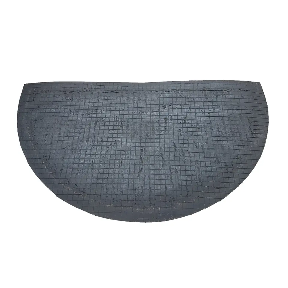 Deurmat rubber/kokos 40x70 cm - Halfrond