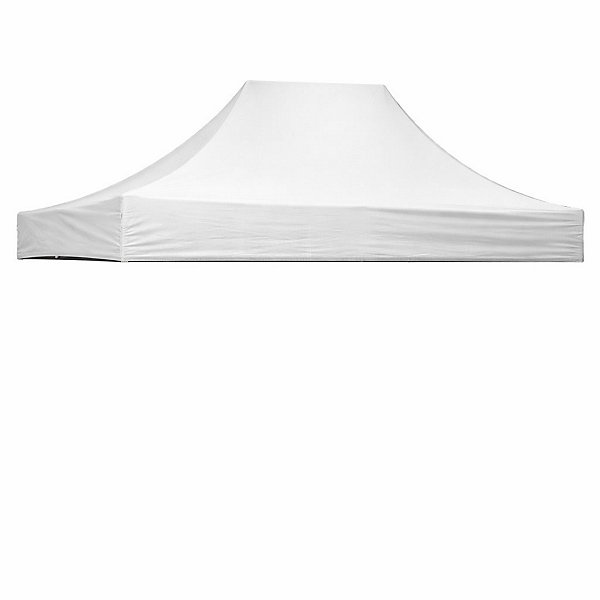 Feuille de toit imperméable blanche 2X3 pour remplacement de gazebo pliable 49483