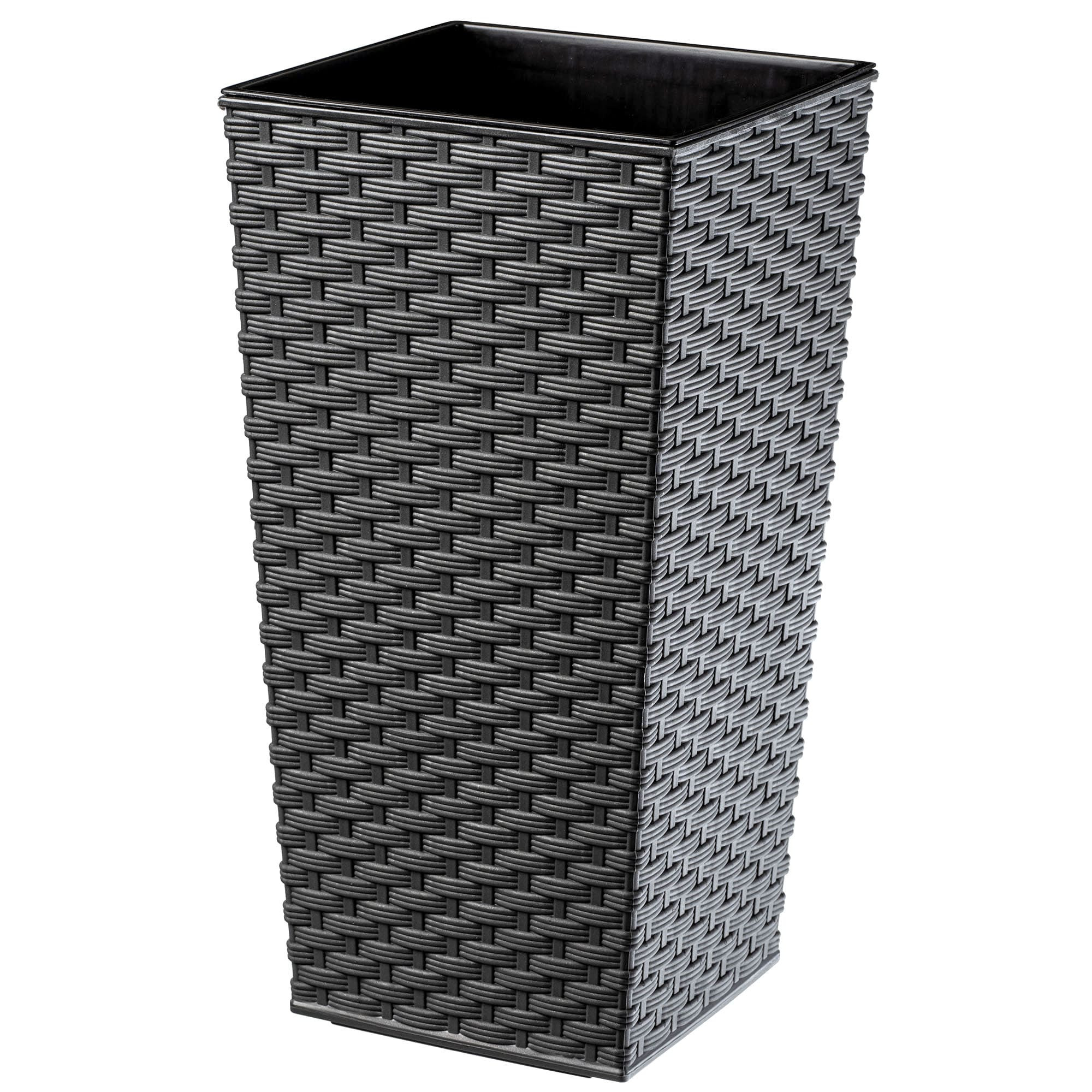 Donica Ogrodowa Doniczka z Wkładem Grafit 47cm
