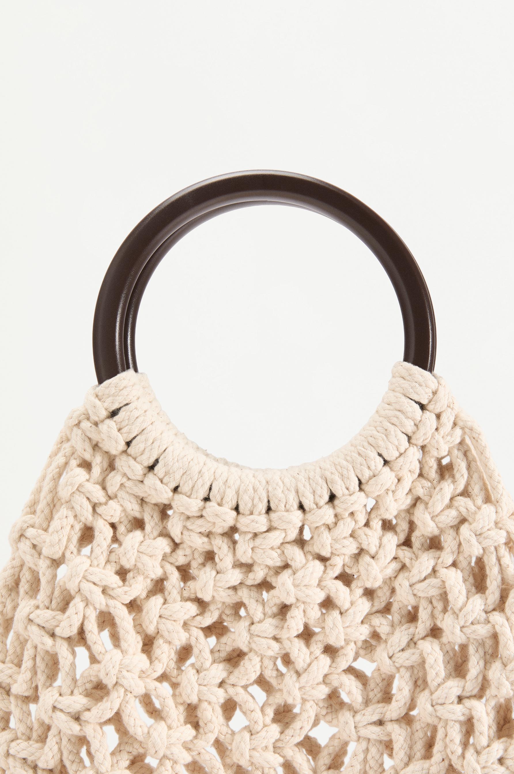 Bolso mano macramé