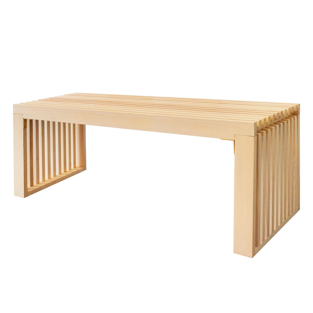 HOME DELUX Houten bank LORA Natuur - 110 cm