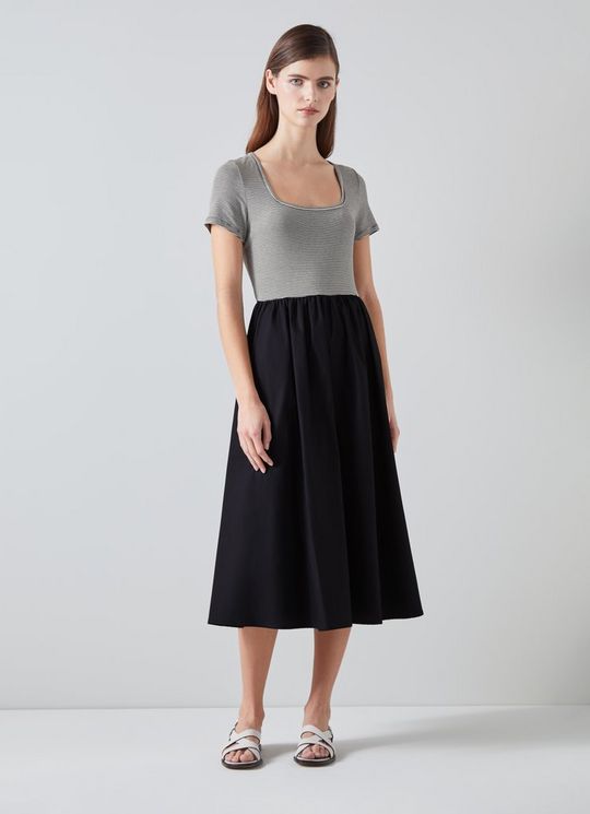 Serina Black Dress with LENZING? ECOVERO? viscose