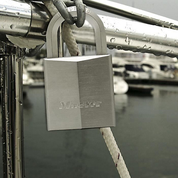 1145PEURD Cadenas Marin avec Clé, Gris, 7,1 x 4 x 2,1 cm