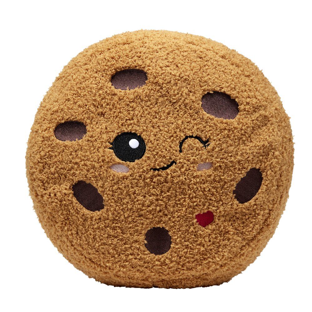 Peluche kawaii cookie marron Ø27cm