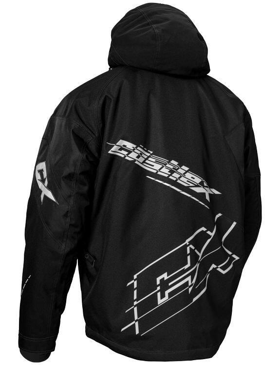 Castle X Code Tall Men's Snowmobile Winter Jacket, Black/Charcoal/Silver, Assorted Sizes