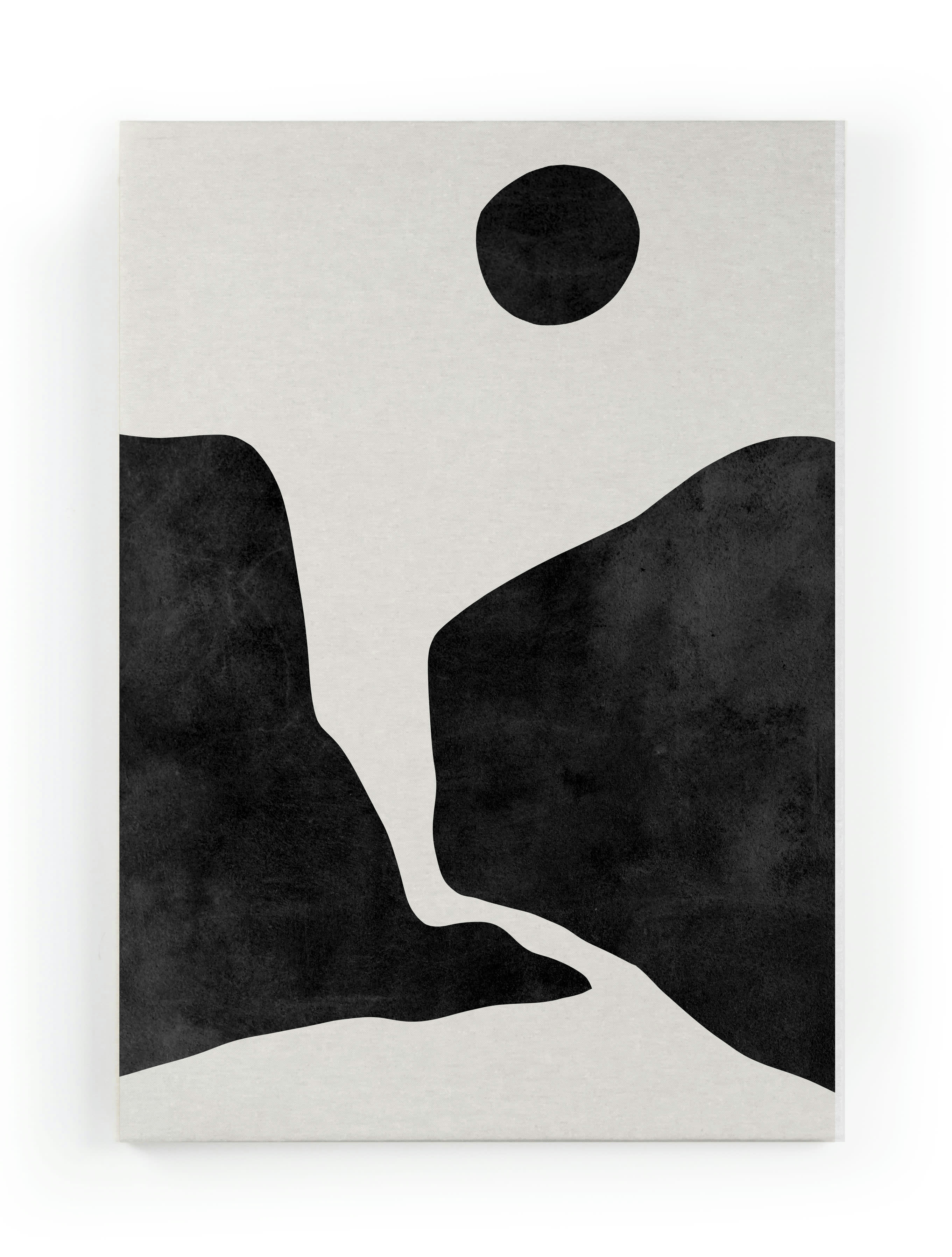 HILLS - Peinture sur toile 60x40 imprimé HD Colline