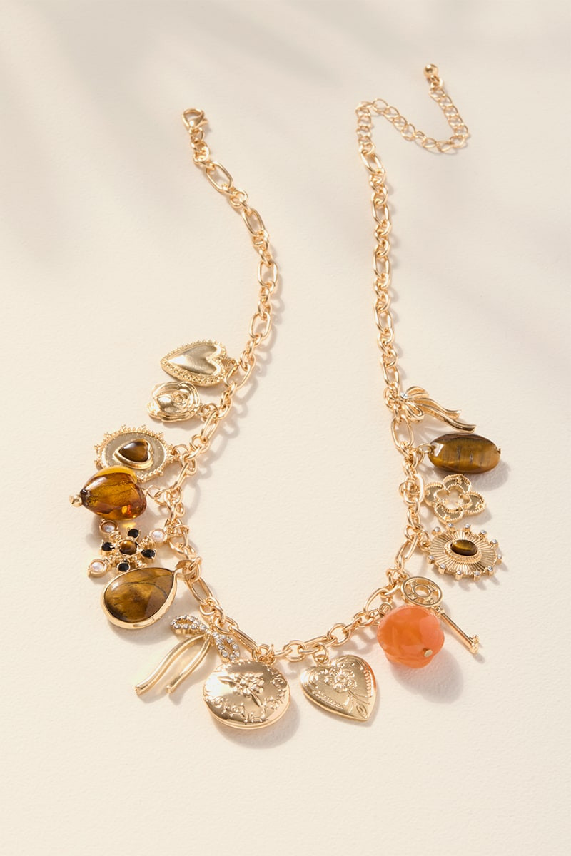 Emma Chunky Charm Necklace