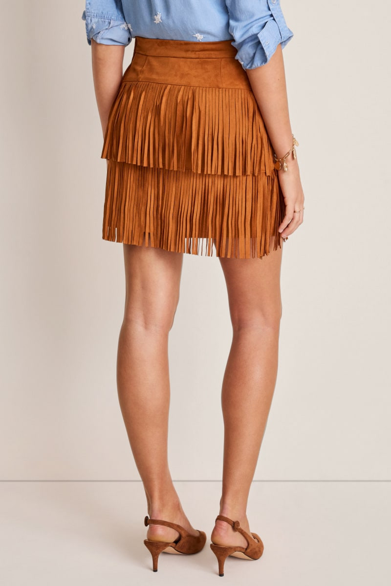 Gina Fringe Mini Skirt