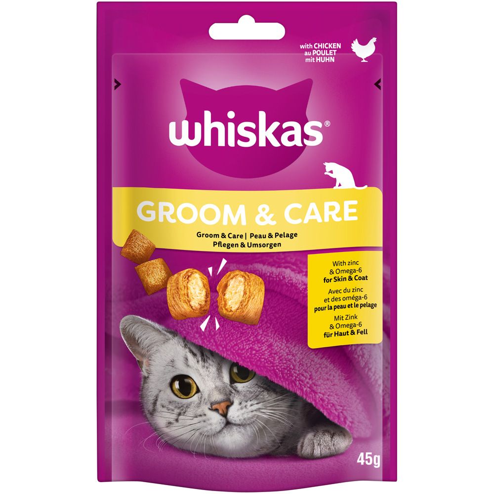 Whiskas Snacks Groom & Care