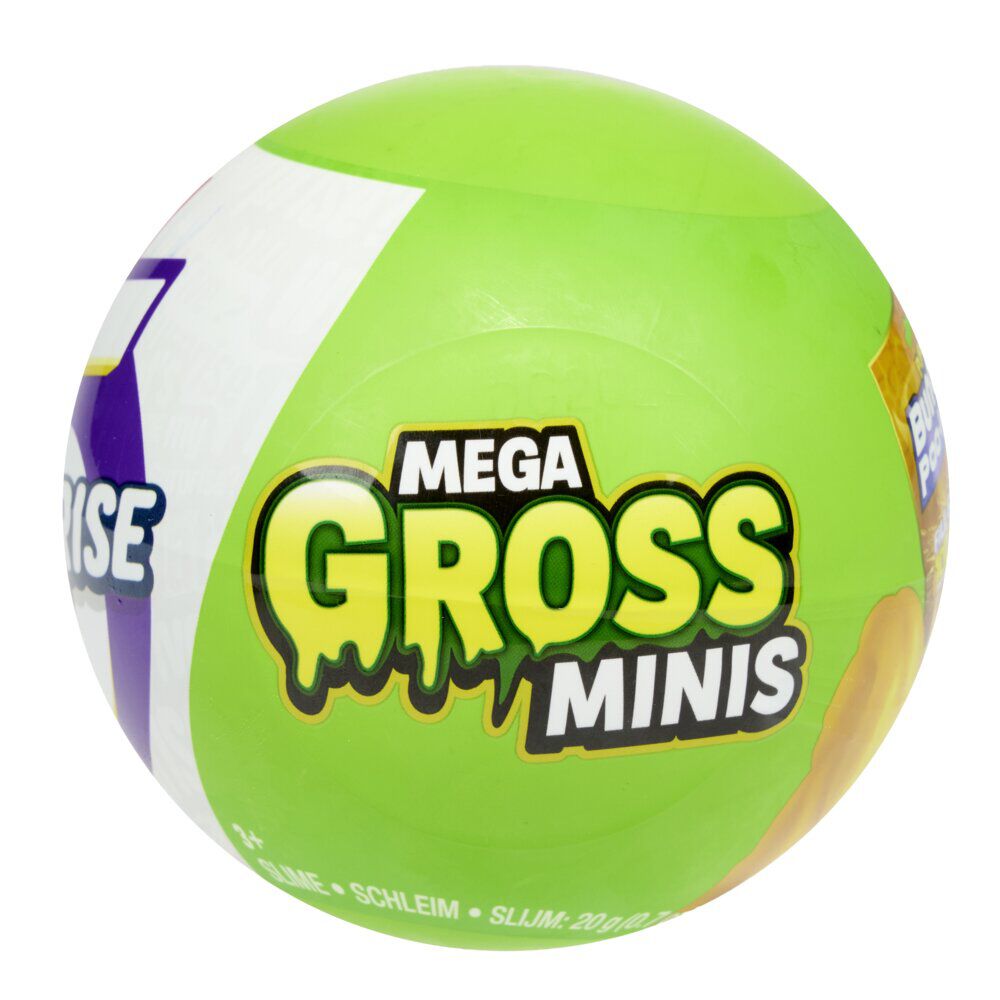 Slime à collectionner Mega Gross Minis 5 surprises capsule Ø10cm