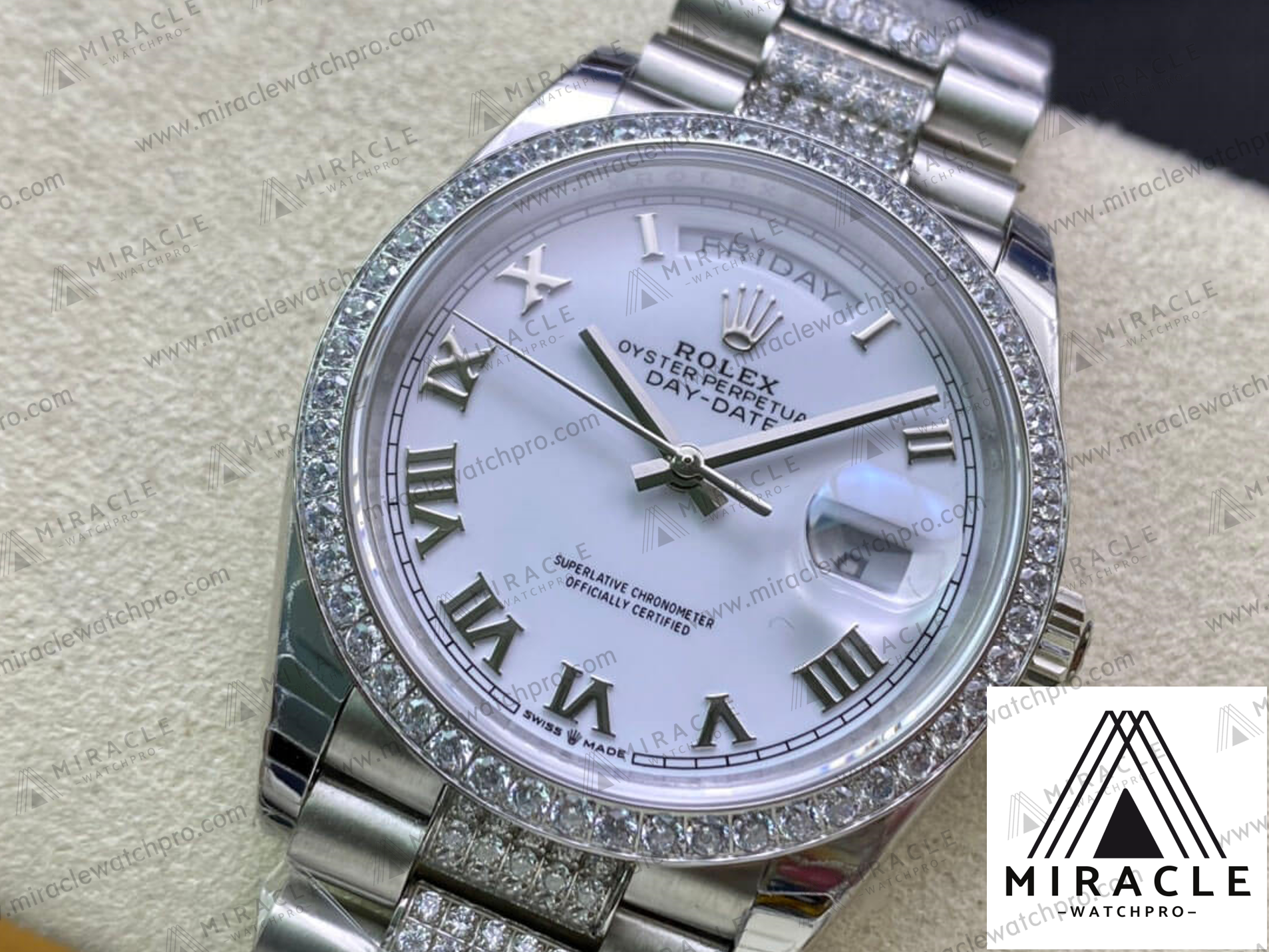 ROLEX-DAY DATE-ref.M128349RBR-0026-Elite Clone-36mm-Replica Watch