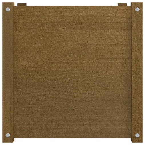 NNEVL Garden Planter Honey Brown 50x50x50 cm Solid Pinewood