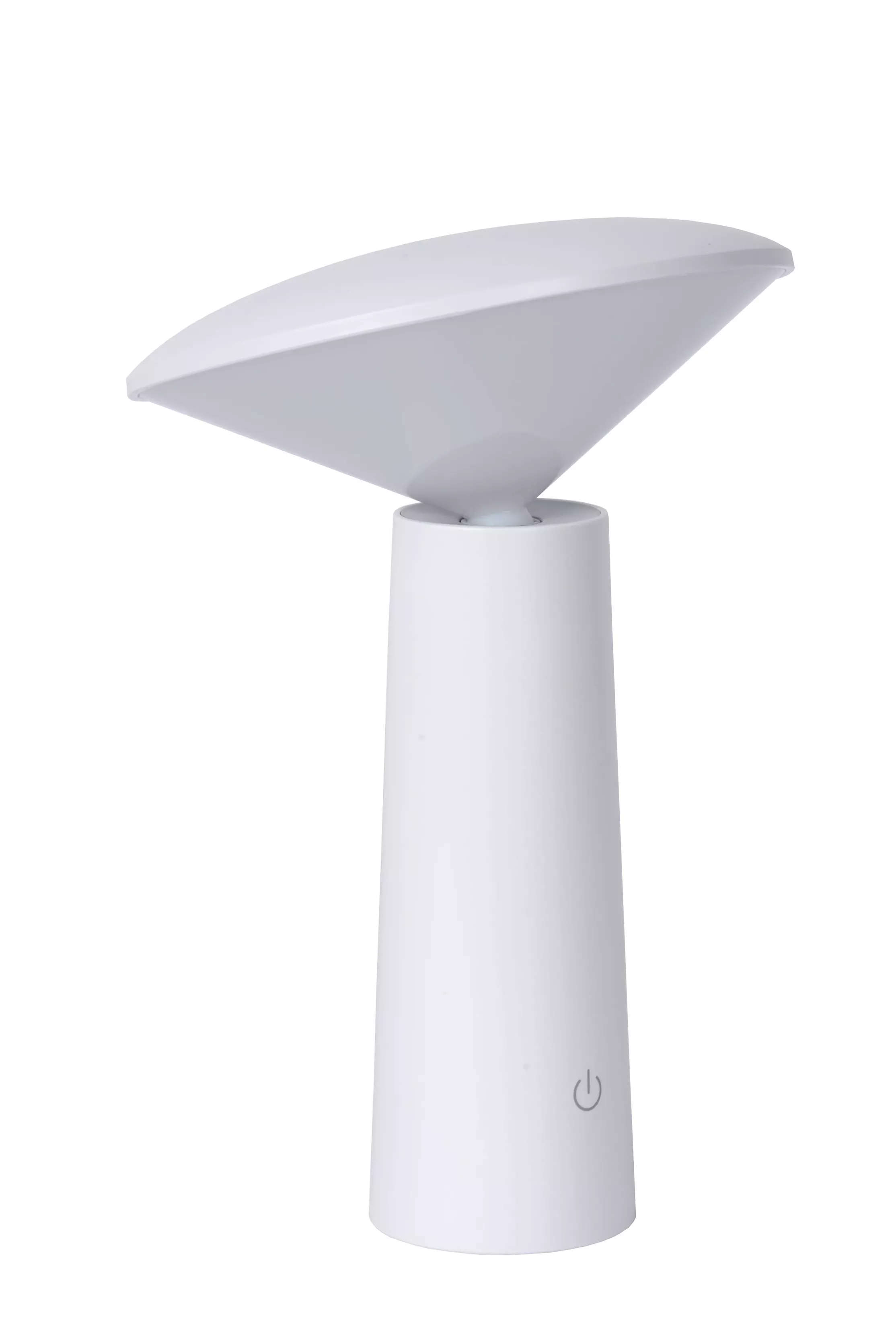 Lampa stołowa akumulatorowa JIVE biała LED 4W Ciepła biel wys:21,3cm Lucide