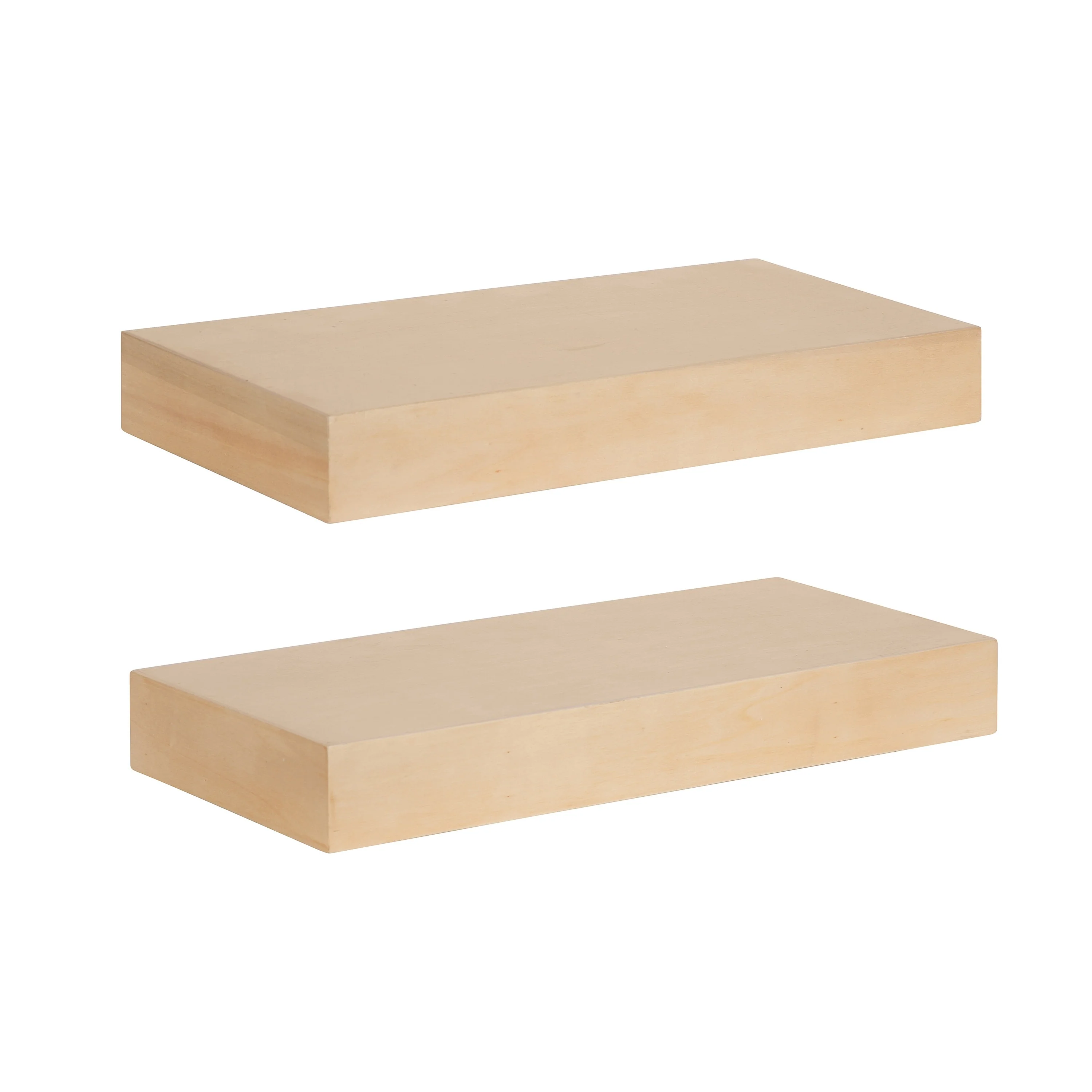 Kate and Laurel Havlock Wood Shelf Set