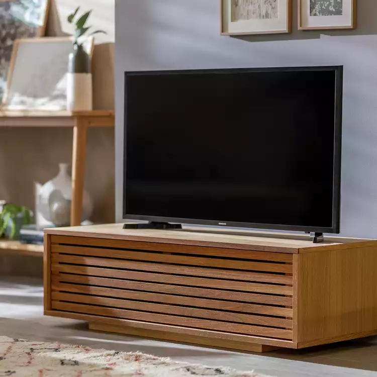 Habitat Max 1 Door TV Unit - Natural