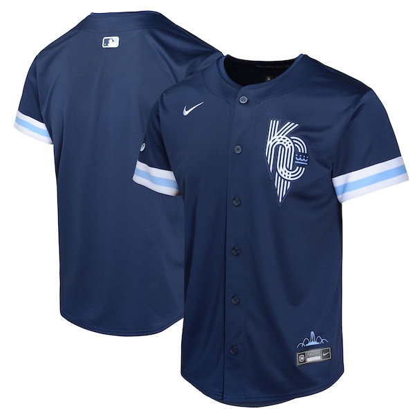 Kansas City Royals Nike Youth City Connect Custom Limited Jersey - Navy