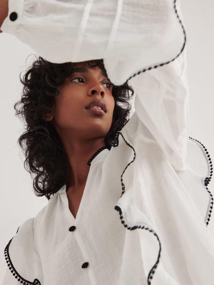 Ruffle Blouse