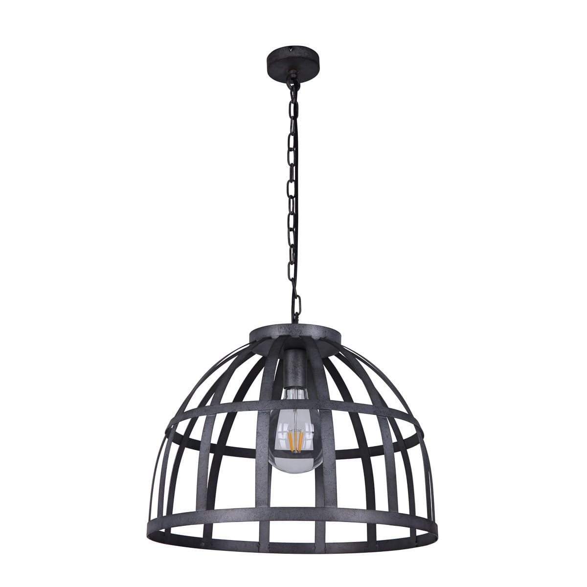 Lampa wisząca czarna Calera 1xE27x60W wym: 180x40x40 cm Italux